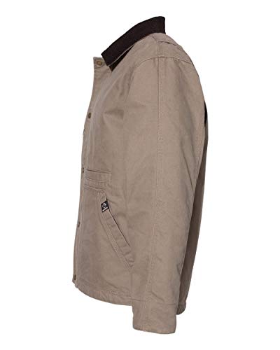 DRI DUCK Rambler Men's Cotton Canvas Hoodless Work Jacket, 5091, X-Large, Saddle3