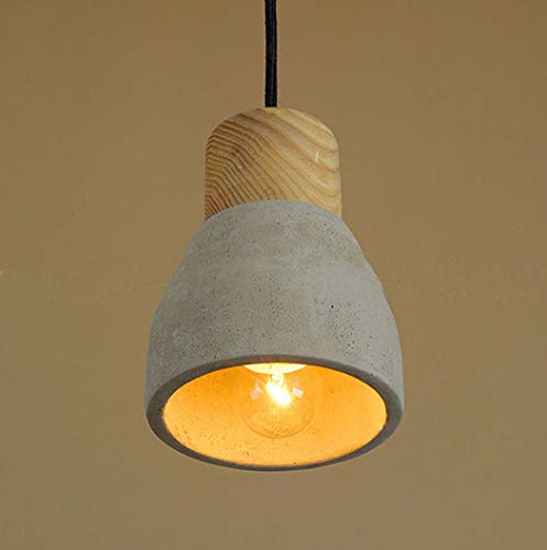 Aiboty Modern Hanging Lights Mini Concrete Pendant Light Home Decor Nordic Kitchen Pendant Lighting Fixture Industrial Cement Chandelier For Dining Room Bar Living Room,Gray #TOP5