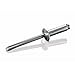 ABA-42 Goebel Open End Blind Rivet, 1/8 Inch, (.125 Inch), (.063-.125 Inch GR), Dome HD, Alum, Plain Finish RoHS 3 (1000