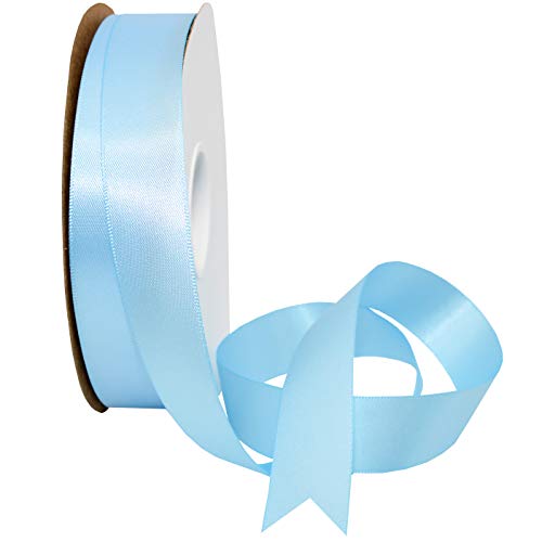 Image of Morex Ribbon 08822 /50-308 Ribbon, 7 /8 inch x 50 Yd, Blue Topaz