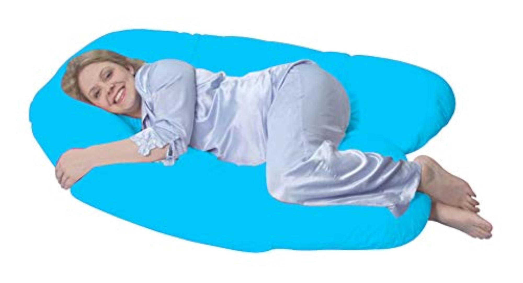 U Shape Pregnancy Maternity Pillow Cryan Blue