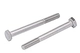 1/4'-20 X 2-1/2' (25pc) Stainless Hex Head Bolt, 18-8 Stainless Steel