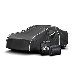 Waterproof Car Cover Compatible for 1994-2024 Ford Mustang GT/Shelby/Cobra/Bullitt/Ecoboost/LX/Deluxe/Premium All Weather 6 Layers Full Car Cover with Storage Bag