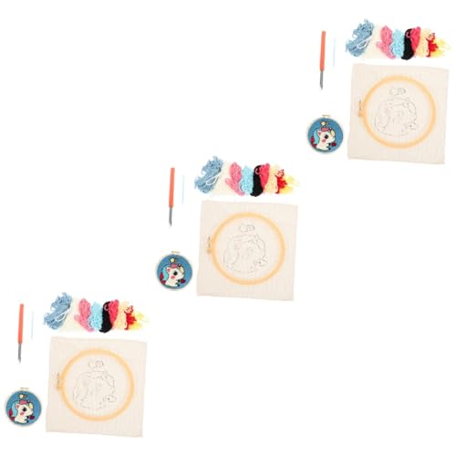 Activité manuelle à la maison : kit de couture DIYEAH 3 pièces pour animer vos après-midis en famille