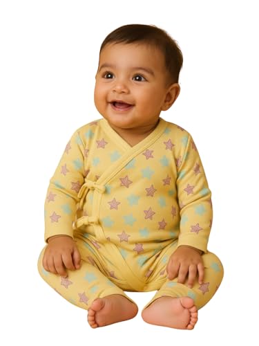 Image of The Mom Store Baby Romper Jabla Style For Boys And Girls | Cotton | Soft Infant Bodysuit | Trendy Stylish Sleepwear For Newborn Baby | Printed | Unisex Comfortable Everyday Baby Wear