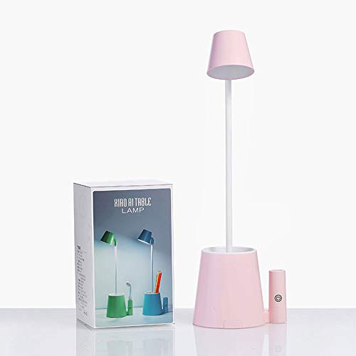 Anself Diodo emissor de luz da lâmpada de mesa proteger dimmable lâmpada de mesa de controle de toqu
