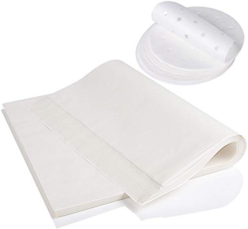 40gsm Parchment Paper Sheets for Baking, 12''x16'' Precut Wax Paper, Unbleached Baking Paper Non-Stick Parchment Paper Baking Sheet Steamer Mat Air Fryer Sheets for Baking, Cooking(Set of 250pcs)