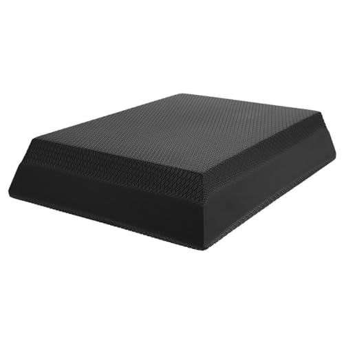 Coussin d'équilibre sportif noir en TPE ULTECHNOVO pour fitness
