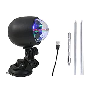 spier Led-lichtsnoer voor op de trampoline, partylamp, met USB, 180 graden draaibaar, romantische visuele regenboogprojectorlamp, voor trampoline, tuin, patio, feestverlichting, kindercadeau