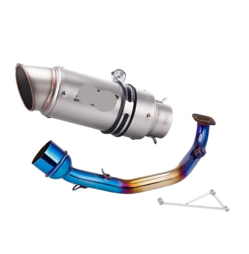 Tubo de escape de 51 mm y enlace medio para motos GY6 125 y 150 CC