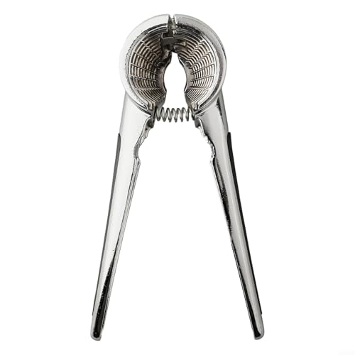Gdfnmogo Cascanueces de aleación de aluminio para nueces, nueces, almendras, filberts y nueces de cáscara blanda, herramienta ajustable para romper nueces de cocina con Ergon