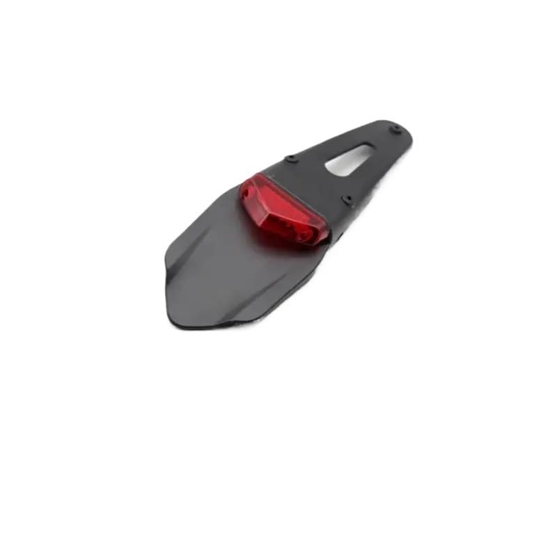 Feu arriere de moto 12V avec lampe plaque immatriculation enduro trail