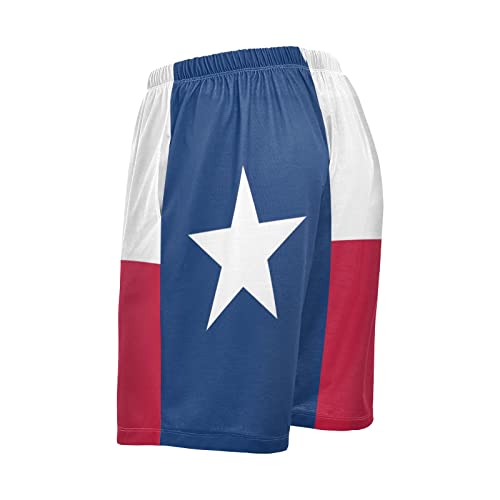 Texas Flag Patriotic USA Men's Pajama Pants Shorts Sleepwear Lounge Pajama Bottoms4