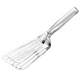 DOITOOL Fish Spatula Stainless Steel Spatula Tongs for Cooking,Fish Gripper Handy Pizza Clip Slotted