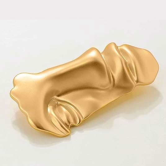 Image of 2Pcs Vintage Mask Brooch Minimalist Metal Figure Face Pin for Women Men