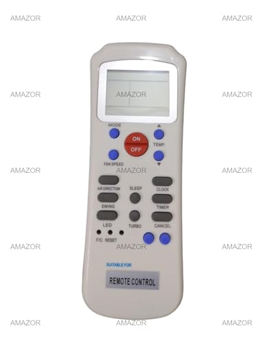 Image of Ac Remote Control Compatible For Carrier Ac Remote /Carrier Split Ac Remote /Carrier Window Ac Remote (Type :R14A /Ce), Multicolor