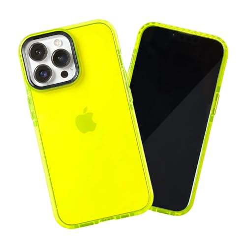 Coque iPhone 15 Pro Max 2023 protection intégrale antichoc jaune fluo