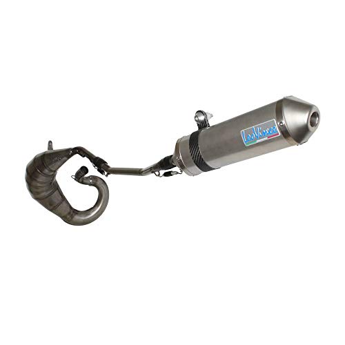 POT 50 A BOITE LEOVINCE XFIGHT POUR DERBI 50 -SENDA SM DRD - RACER - XTREM 2003 A 2017 - GILERA 50 SMT 2003 A 2017 - RCR 2003 A 2017 (PASSAGE HAUT A GAUCHE) (REF 3228)