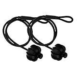 LALADEFIEE 2pcs Car Trunk Organizer Lanyard Ball Boot Lid Hanging Strap for Interior Shelf