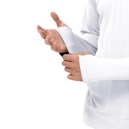 Sun Shirt with Mask UPF 50+ Men's Fishing Long Sleeve Hooded Rash Guard Hiking Running UV Protection Cooling Hoodies4