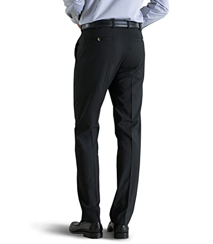 MEYER Hosen Business Chino Roma 9-344 - modern fit, hochwertige & Bequeme Wollhose, Schwarz (09), 58