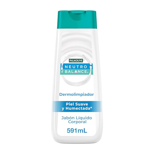 Palmolive Neutro Balance Jabón Corporal Líquido Dermolimpiador, 591 ml, Humecta Y Protege Tu Piel, Cuidado Delicado, Fórmula Suave Con Tecnología...