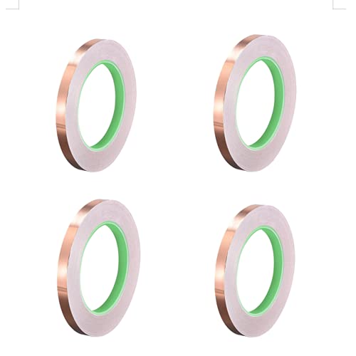 4 Rotoli Nastro in Rame con Adesivo