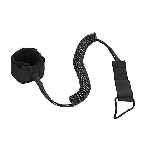 Surfboard Leash Rugged Comfortable Stand Up Paddle Board Leg Ankle Rope for Surfing Safety (Red) (Black)