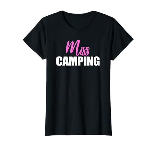 Miss Camping | Campeuse Camping Reine Vacances Liberté T-Shirt