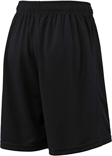 Tsla Boy's Athletic Shorts, Quick Dry Pull On Basketball Running Shorts, Active Sports Workout Gym Shorts, Hyper Dri 1Pack Black, 20 #TOP1