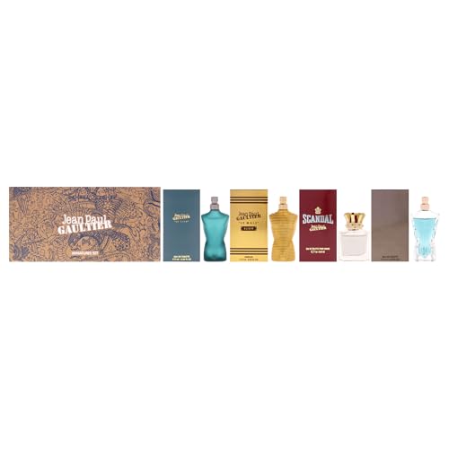 Jean Paul Gaultier - Coffret cadeau 4 pièces – Le Male, Scandal, Le Male Elixir, Le Beau Eau de Toilette Sprays 6,8 g chacun