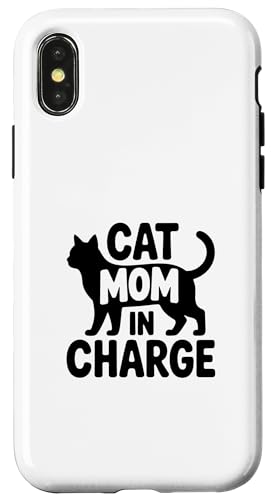 Cat Mom In Charge �X�}�z�P�[�X iPhone X/XS �p