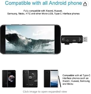 Miniatura 6 de Lector de tarjetas SD multifuncional 5 en 1 para Samsung Galaxy S6 a S23 Ultra, Z flip &