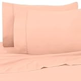 Kathy Ireland 1200 Thread Count 6 Piece Cotton Rich Sheet Set, Salmon - King
