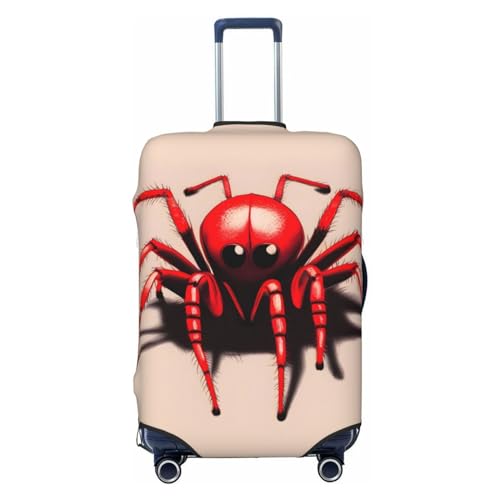 Luggage Suitcase Cover Protector, Printed Cute little red spider Luggage Covers for Suitcase, Baggage Covers Fits 18-32 Inch Luggage