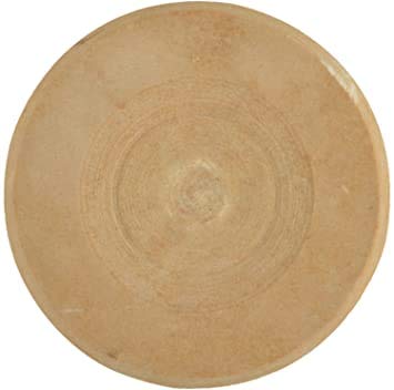 Image of Achleshwar Chandan Rubbing Stone | Sandalwood Grinding Chakla | Smooth Surface for Paste Making & Pooja Use | Multicolor | 5.5 Inch Dia