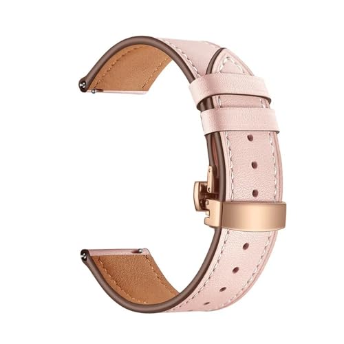 [SRMVRNKNNK] Fit For Amazfit GTS/4/2/2e/3/GTS2 Mini/GTR 42mm/GTR2/3/Pro 4 Stratos���U�[�E�H�b�`�u���X���b�g�ɓK��(Rose button pink,22mm)