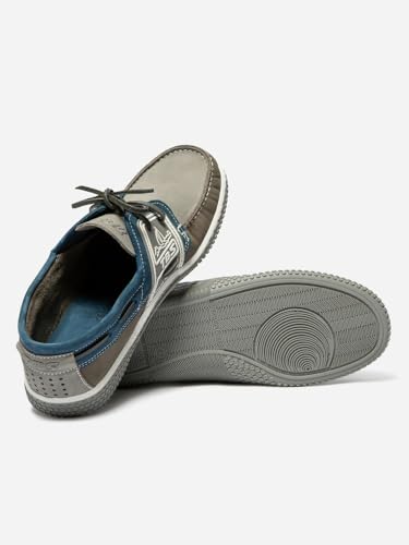 Chaussures bateau TBS Globek en cuir noir au design technique