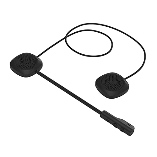 TARSHYRY Auriculares para Casco de Motocicleta con Sonido Estéreo y Llamadas Manos Libres para Aventuras Al Aire Libre Receptor de Audio Inalámbrico 5.0