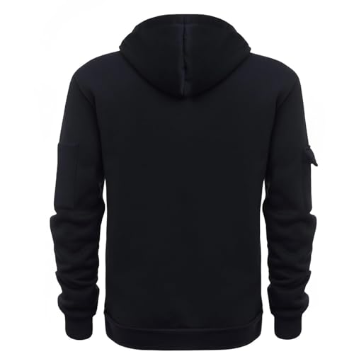 Weighted Hoodie For Anxiety, Quarter Zip Pullover Men Long Sleeve Workout Hoodie, Winter Workout Jacket Sweater Coats4