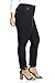 Rekucci Curvy Woman Ease into Comfort Skinny Plus Size Pant w/Tummy Control (22W, Black)