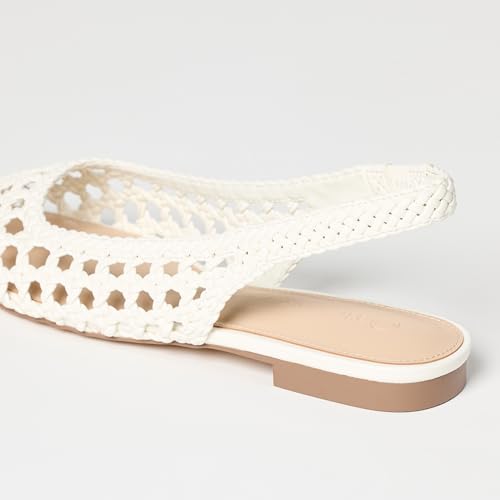Image of The Drop Women's Palma Woven Slingback Flat