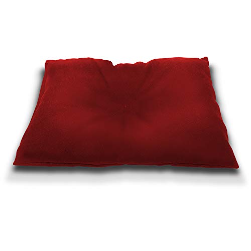Cama Toca para Cachorros,P,Cama Pet 2 em 1,Cama Toca,Lavável,Caminha para Cães Luxo,Vermelho