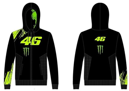Valentino Rossi Polaire VR46 Monster Dual Line, Homme, L, Noir