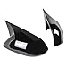 Car Ox Horn Side Rearview Mirror Cover Wing Mirror Protect Decorate Covers Auto Exterior Decoration Accessories for Toyota Corolla 2020 2021 2022 2023 2024 (Bright Black)