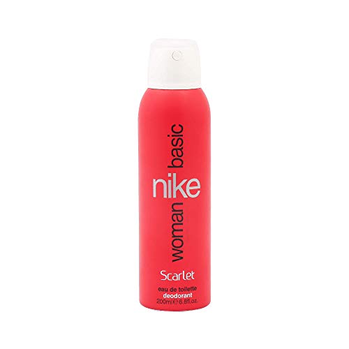 Nike Basic Scarlet EDT Deo for Women, Red, 200ml by Nike