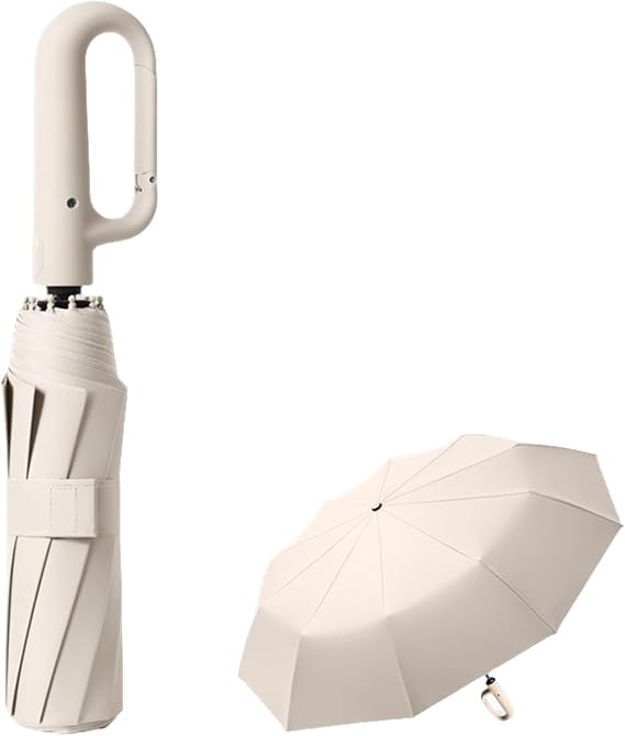 Paraguas Automático,Paraguas Plegable para Lluvia y Sol,paraguas con hebilla,Paraguas con 72 varillas,Sombrilla...