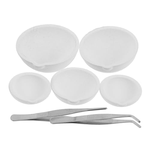 OSALADI Melting Set of Metal Casting Crucible Portable Heatproof Thick Bottom for Jewelry Making
