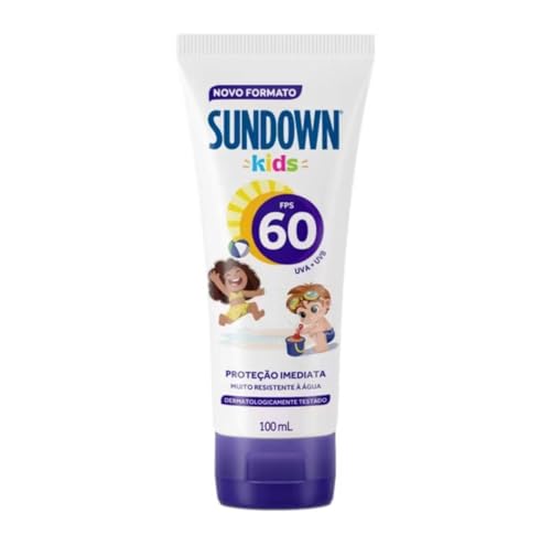Protetor Solar Sundown Fps 60 Kids 100ml Muito Resistente À Água