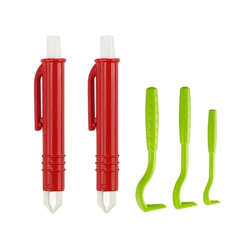 Oykrueats Zeckenzange für Hunde Katze,3er Set Zeckenhaken und 2er Set Zeckenpinzetten,Katze Profi Zeckenhaken,Tick Remover,Bequeme Und Sichere Zeckenentferner,für Kinder Haustiere Hund Und Mensch